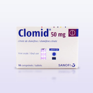 Clomid (Clomifen) 50mg Packung vorderansicht