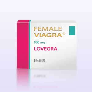 Lovegra 100mg (Viagra für Frauen) Packung vorderansicht