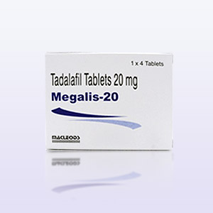 Megalis 20mg Packung vorderansicht