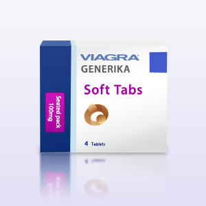 Viagra Soft Tabs 100mg Packung vorderansicht